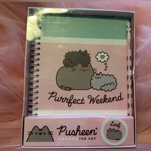 Pusheen White Stationery Set with Pencil ✏️